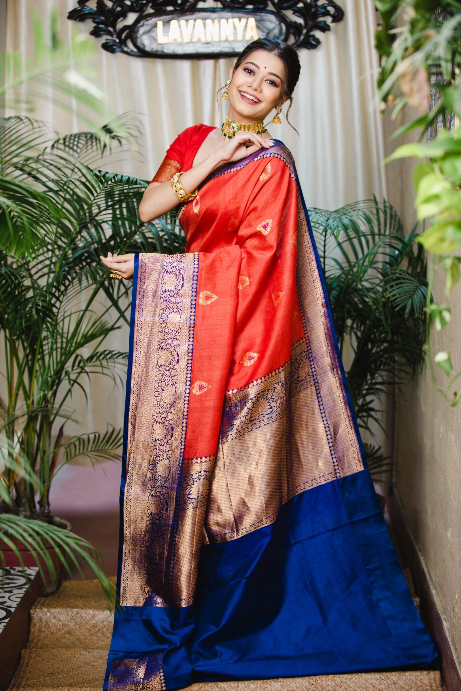 Pure Tussar Silk Benarasi