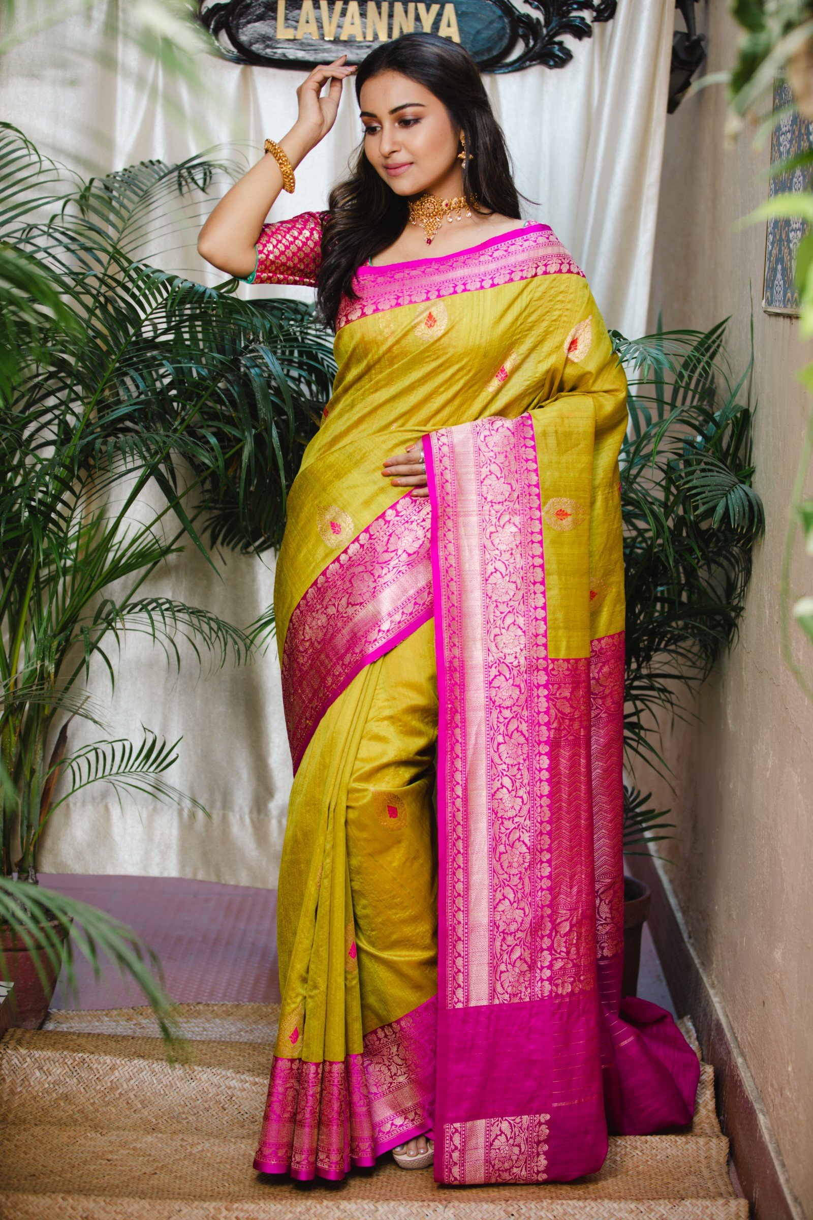 Pure Tussar Silk Benarasi