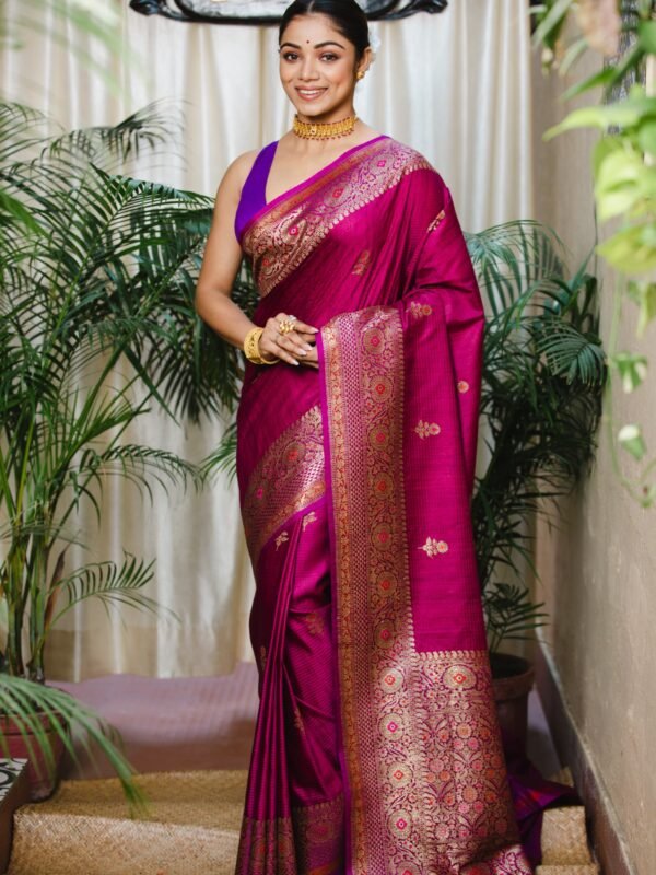 Pure Tussar Silk Benarasi