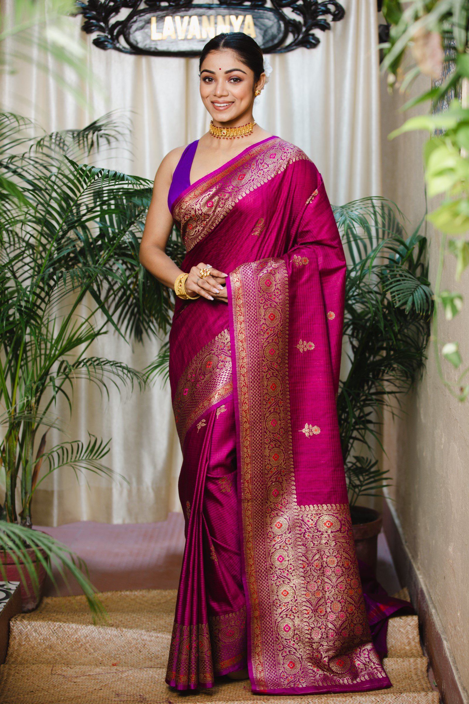 Pure Tussar Silk Benarasi