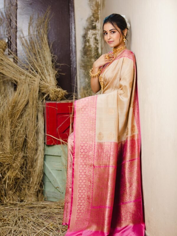 Pure Tussar Silk Benarasi