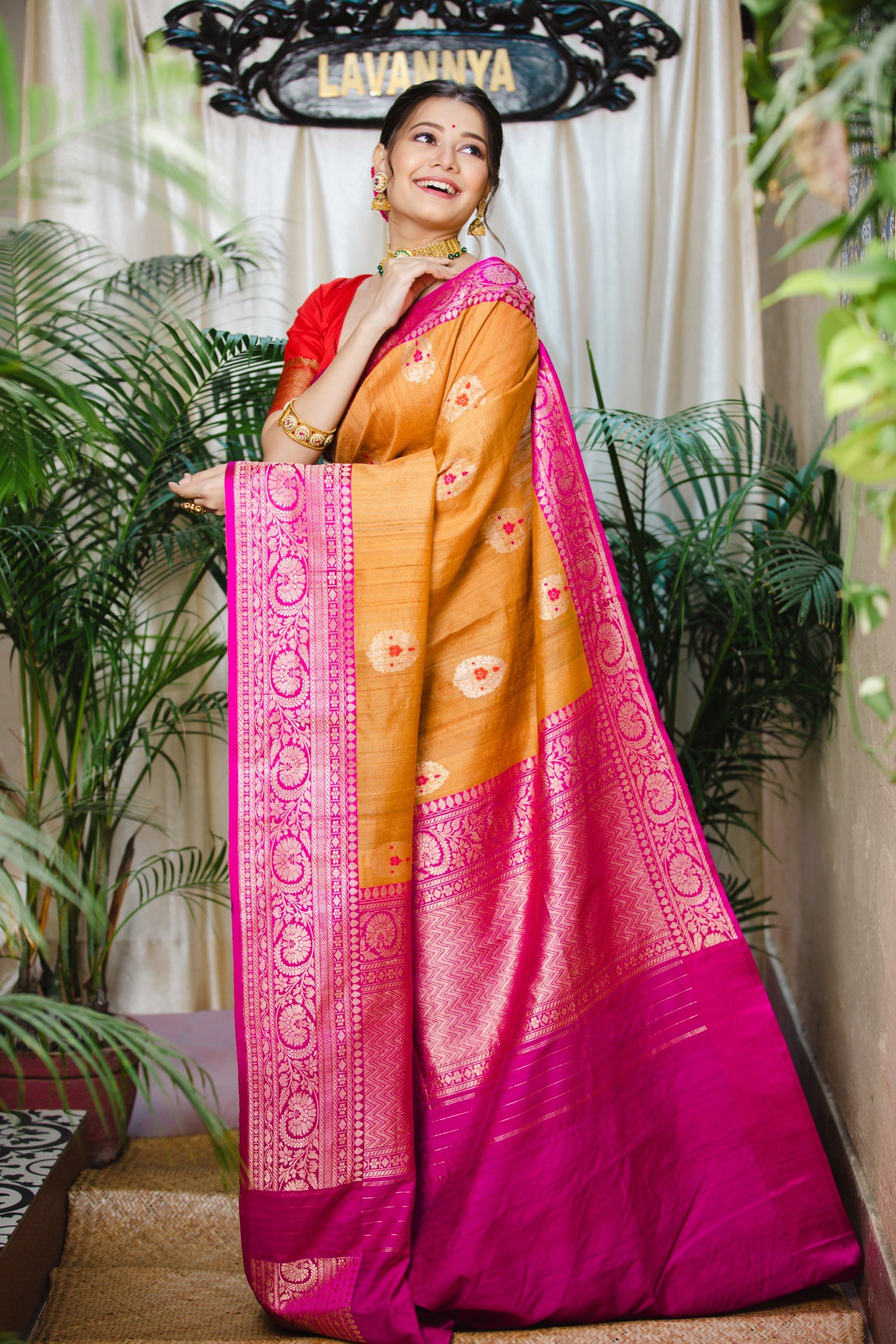 Pure Tussar Silk Benarasi